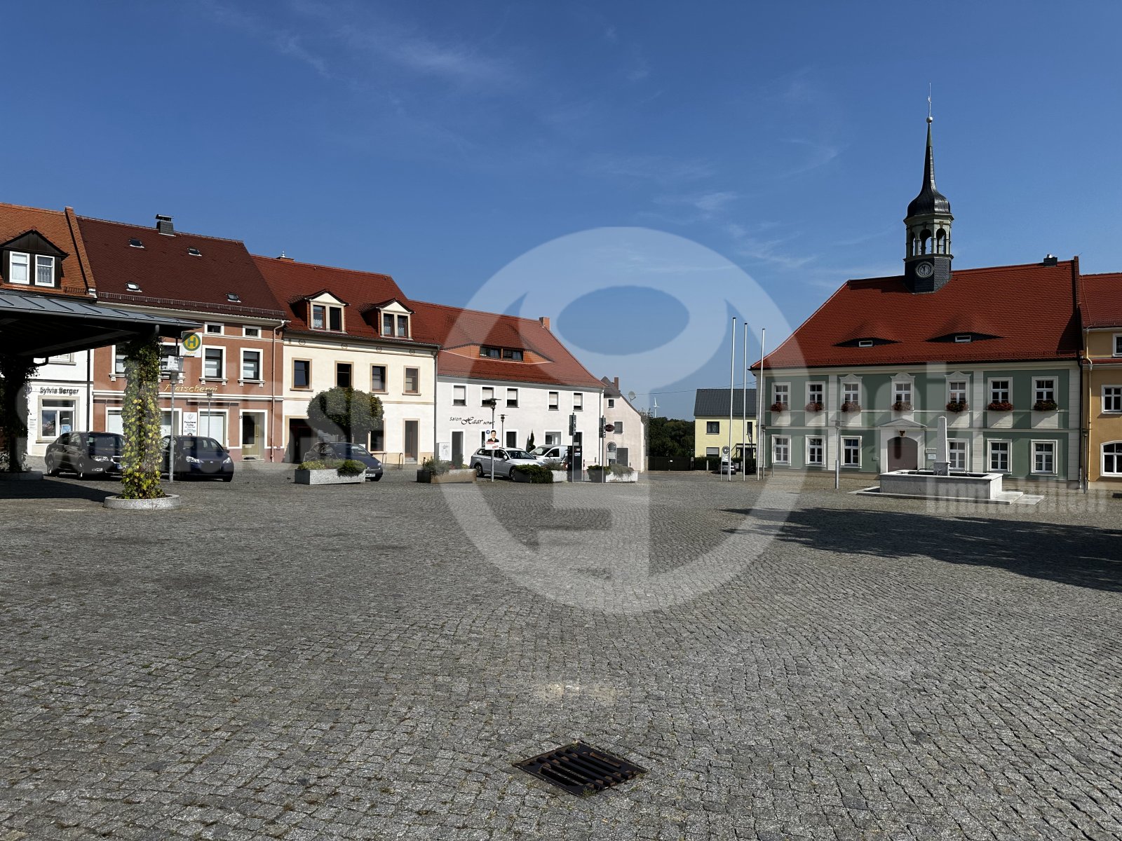 Marktplatz direkt vor der Tür