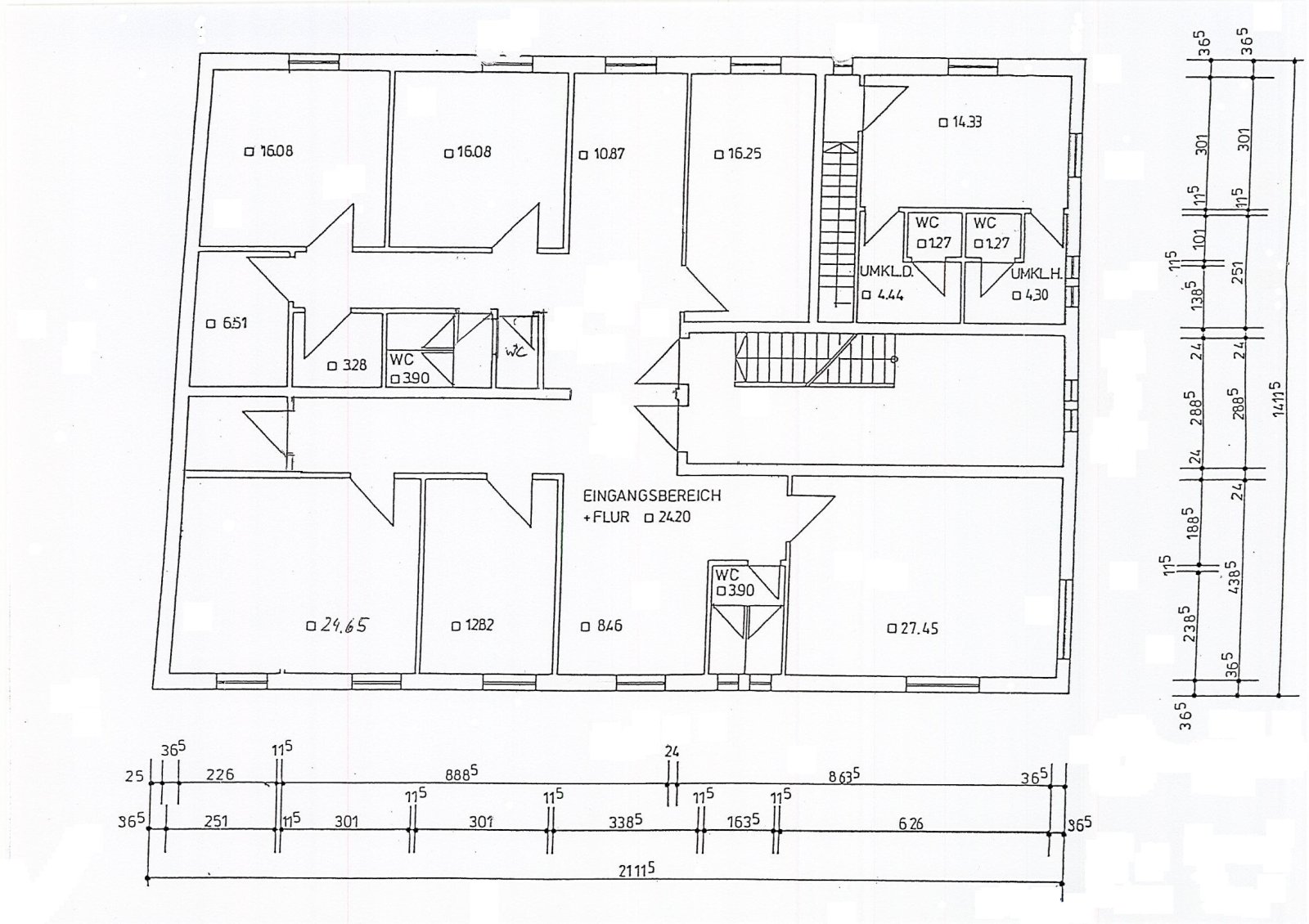 Grundriss 1. Obergeschoss