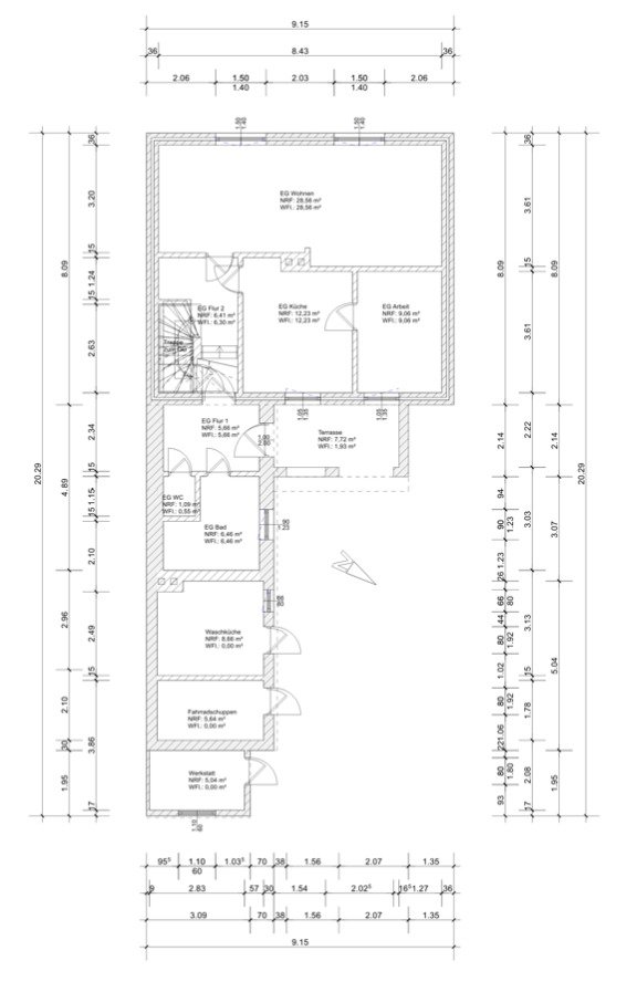 Grundriss Erdgeschoss