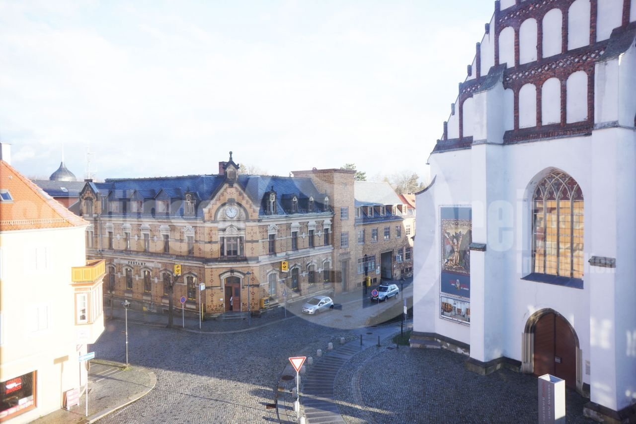 Ausblick aus einer Wohnung